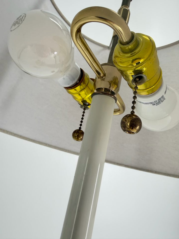 Brass Pineapple Lamp w/ Shade