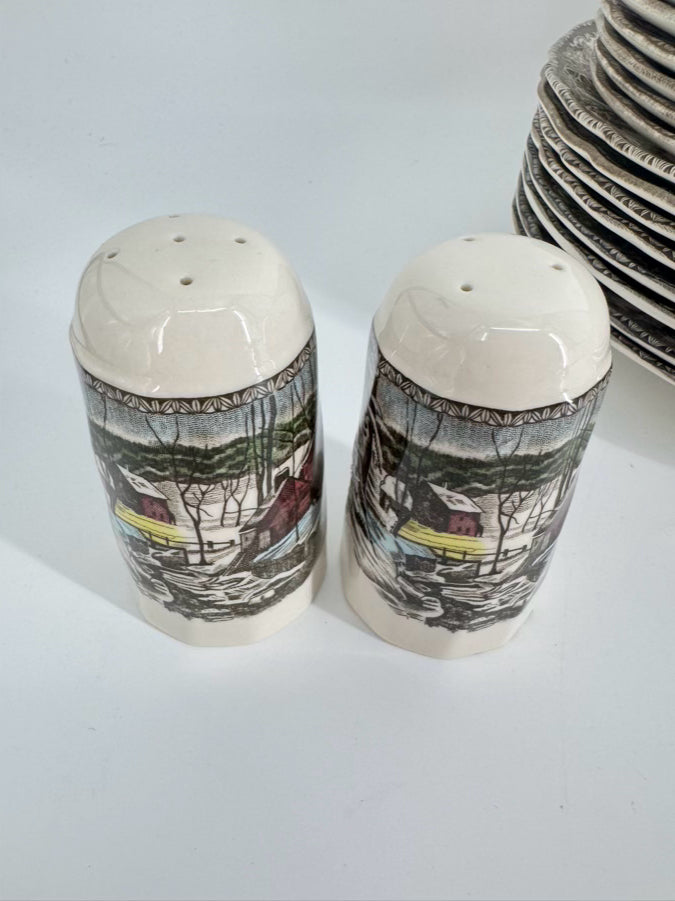 JOHNSON BROS. "The Friendly Village" Dinner Setting for 8