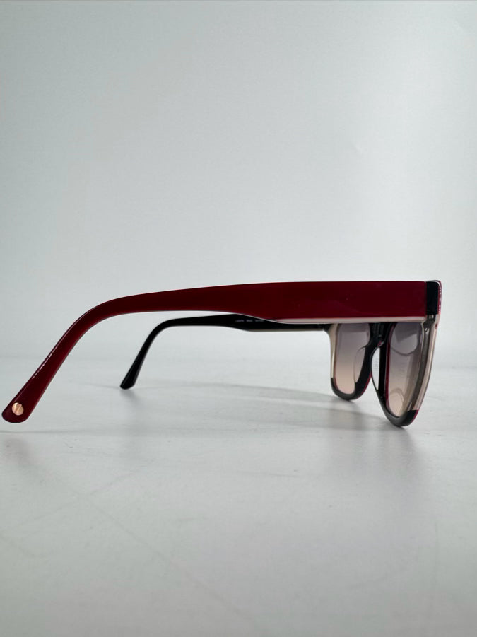 L.A.M.B. Red & Black Sunglasses w/ Case