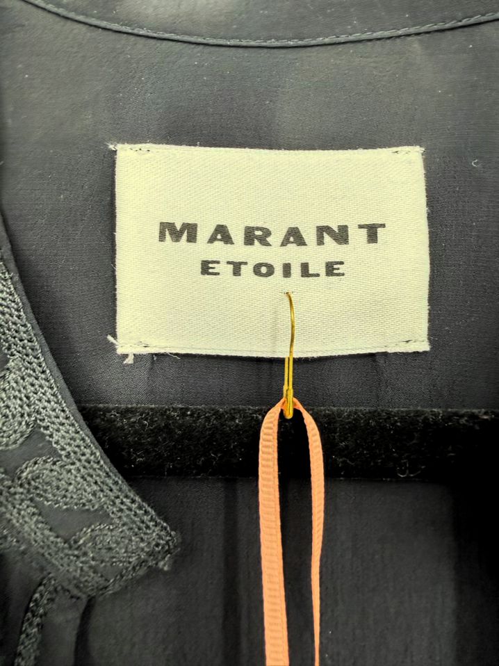 MARANT ETOILE Size 38 Black Maxi-Dress NWT