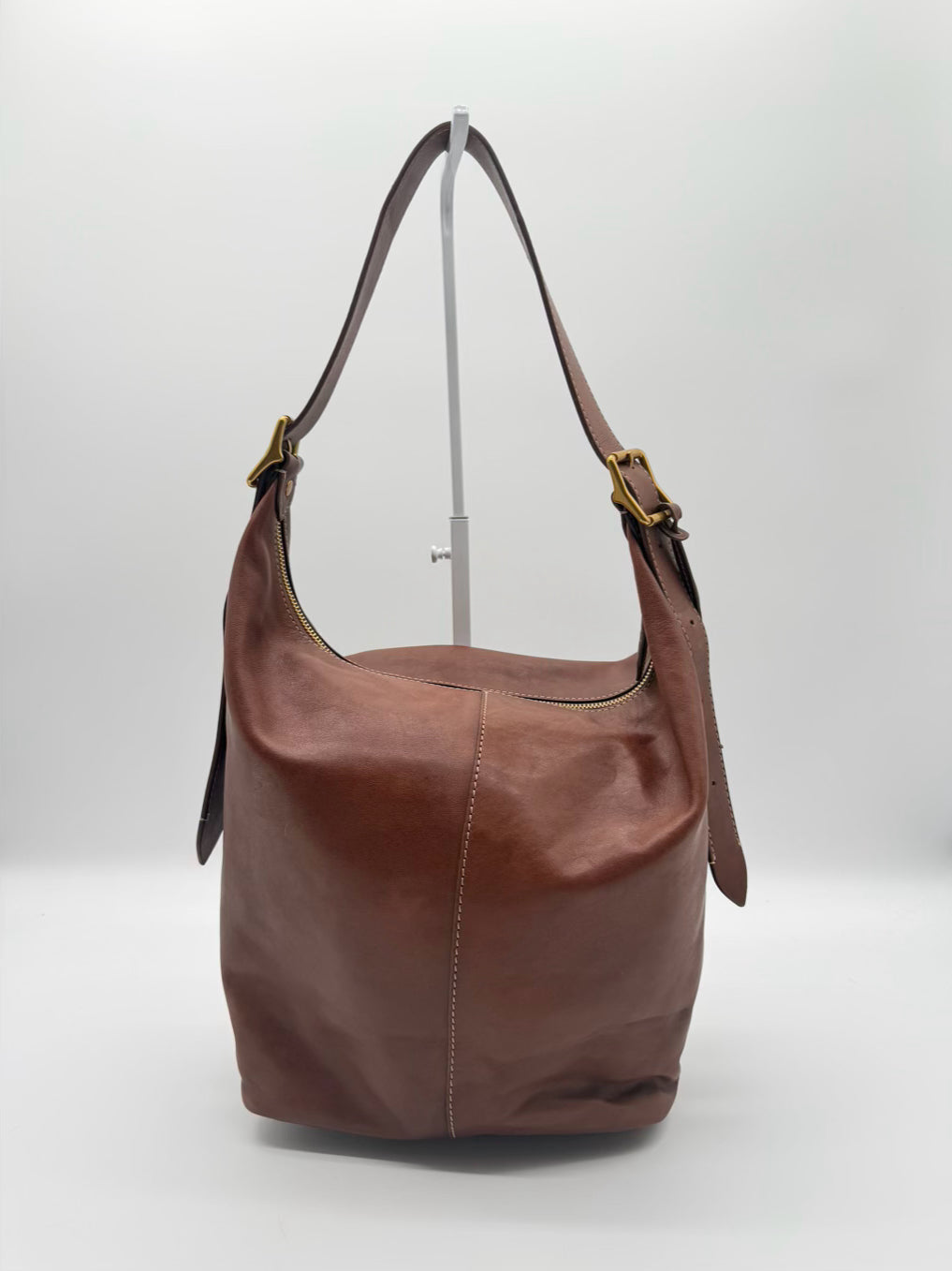 MARGOT Cognac Leather Purse