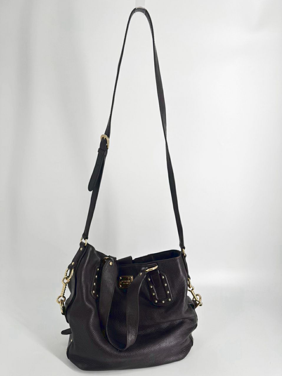 MICHAEL KORS Chocolate Leather Purse