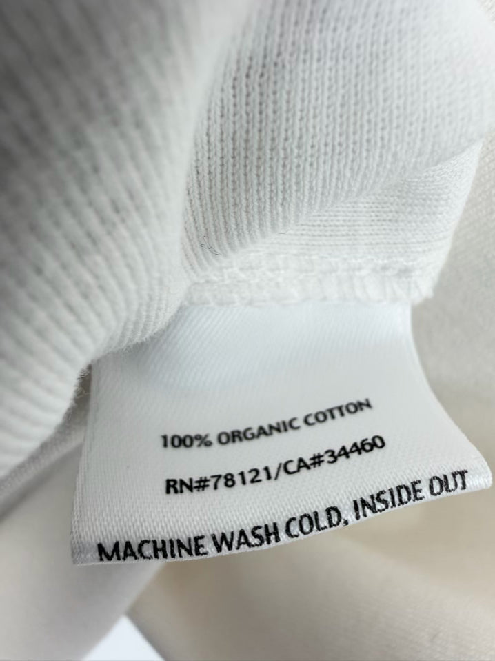 EILEEN FISHER Size L White Details Shell NWT