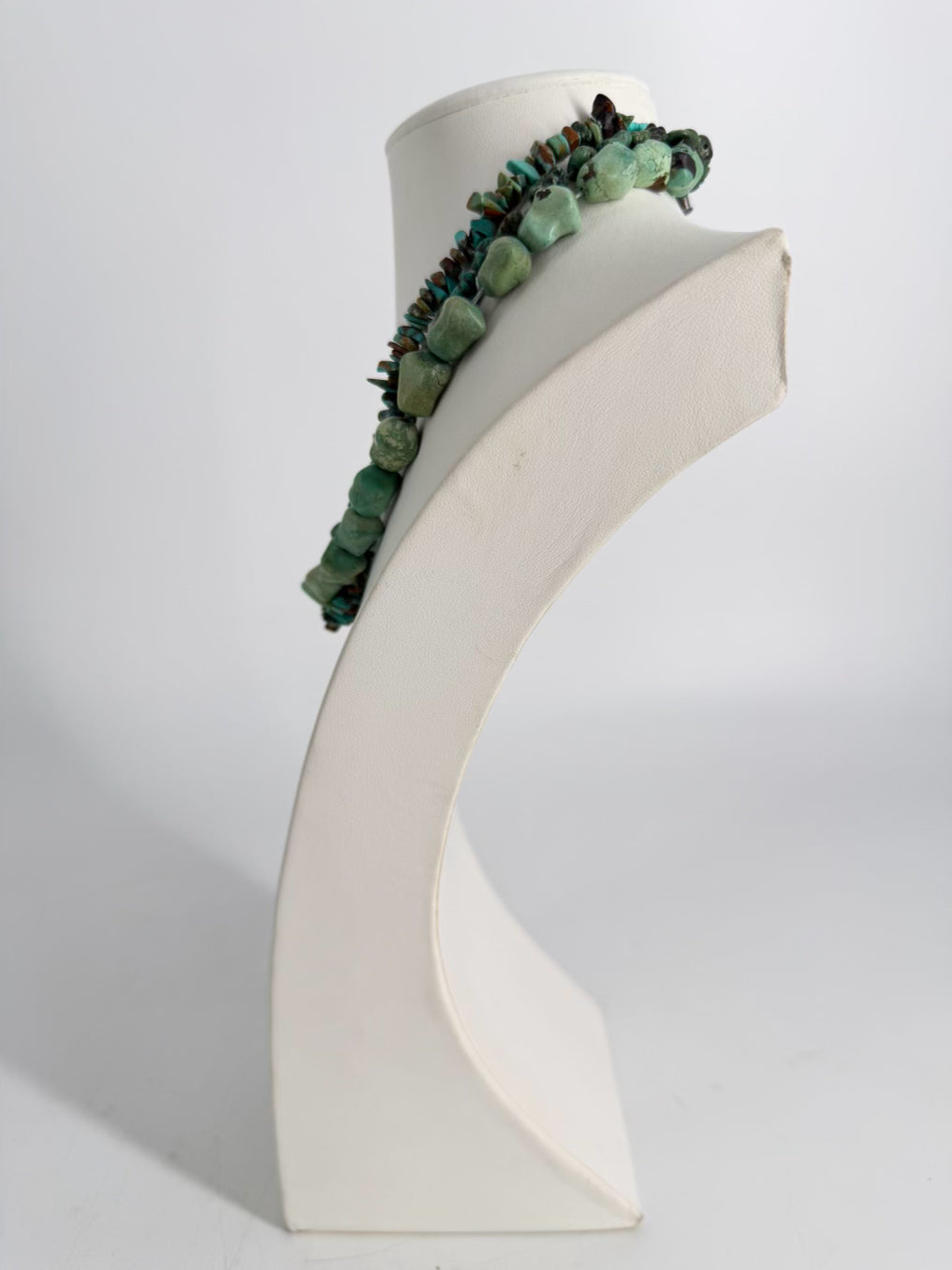 Blue & Green Turquoise 3 Strand Necklace