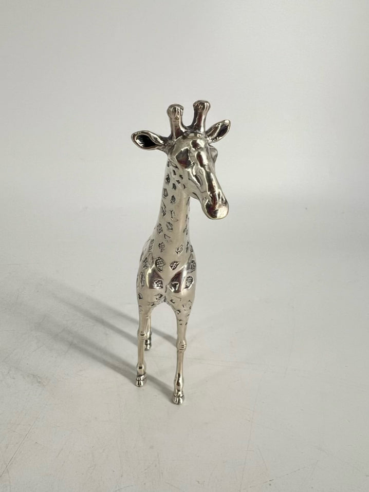 D' ARGENTA Silver STERLING SILVER Giraffe Figurine