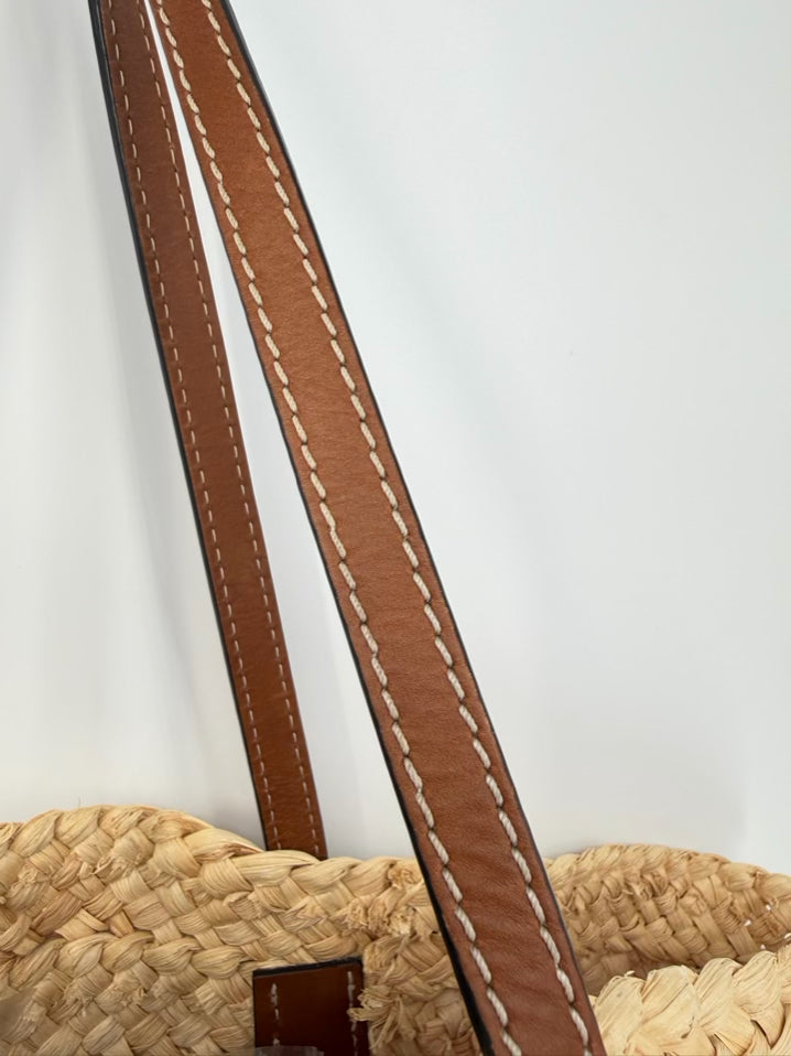 TORY BURCH Natural Straw Tote Bag