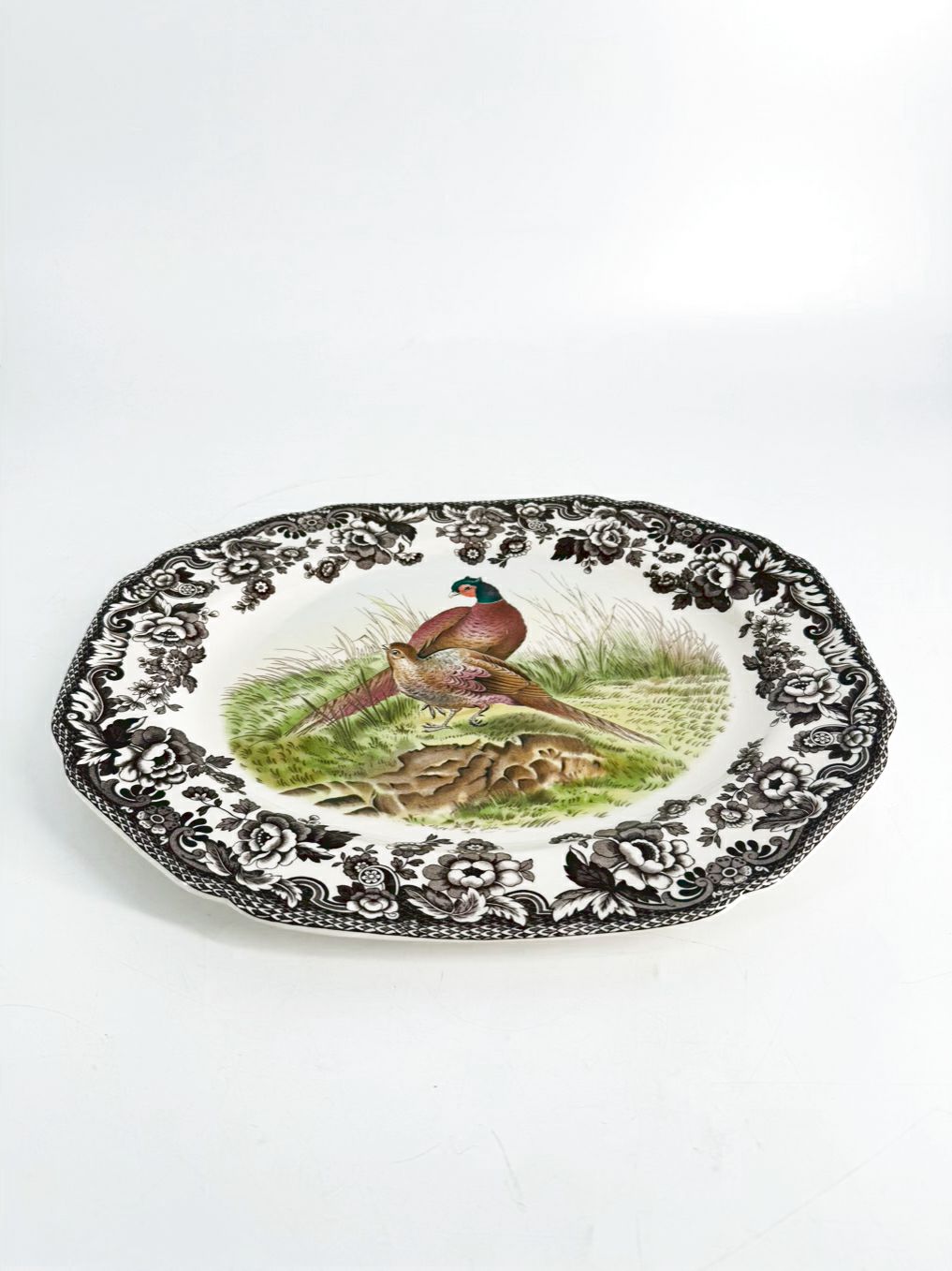 SPODE China Woodland Pheasants Platter