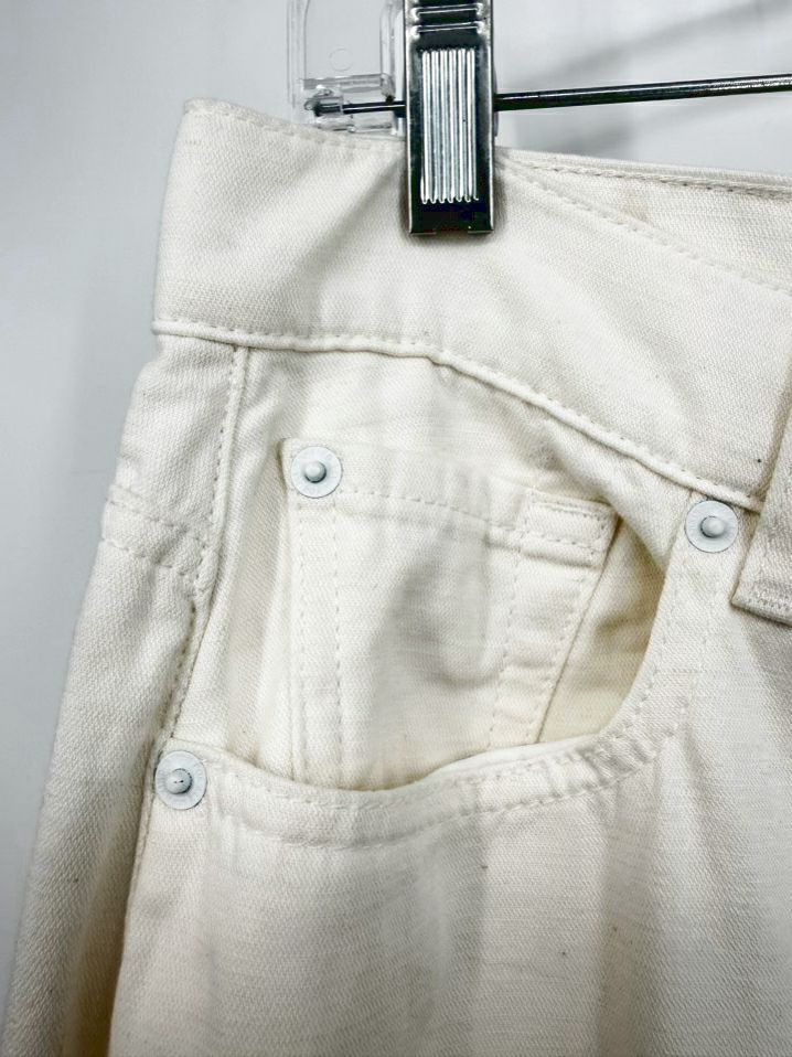 7 FOR ALL MANKIND Wmn's Size 29 Off White Denim Wide Leg Pants NWT