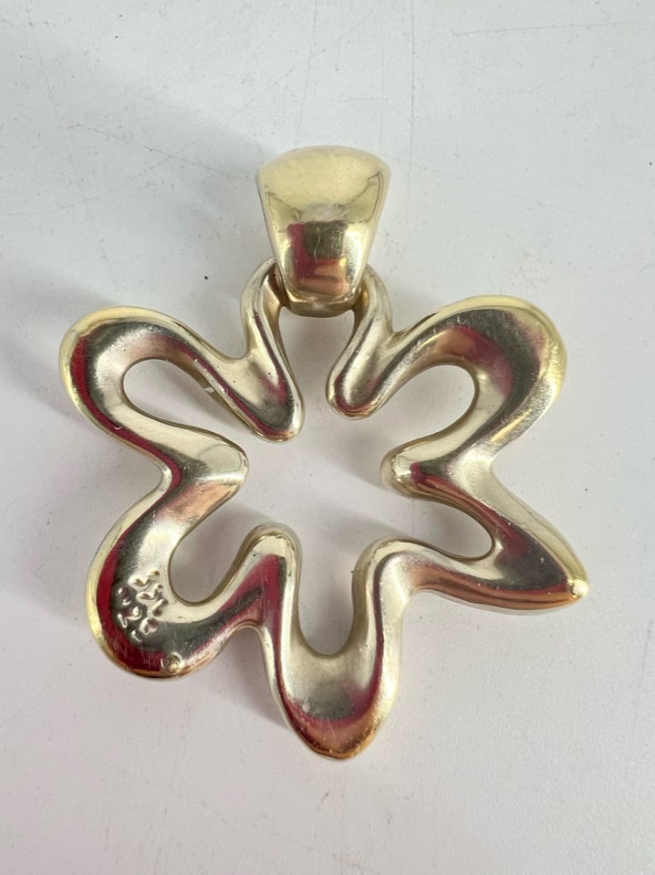 SIMON SEBBAG Sterling Flower Pendant