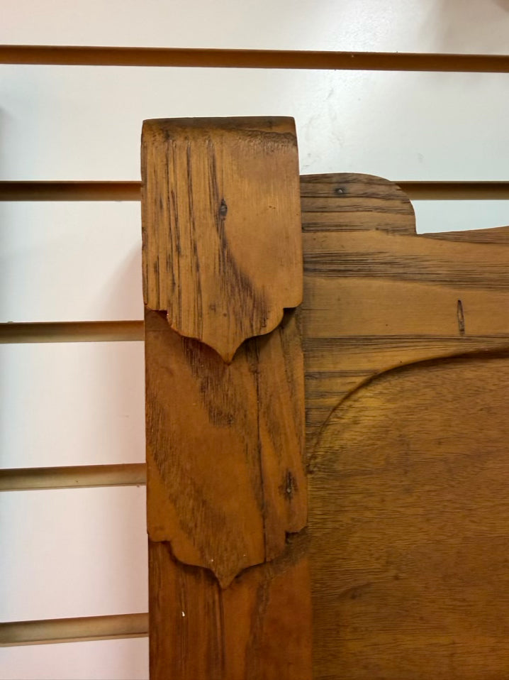 VICTORIAN Oak Side Board 2 Piece