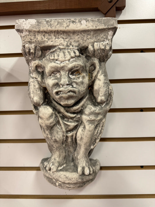 Plaster Gargoyle Wall Hanging Statuary