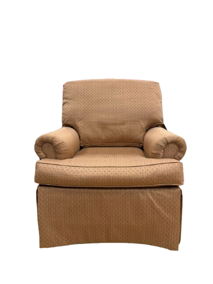 EMPRESSIONS HOME DECORE Light Brown Club Chair