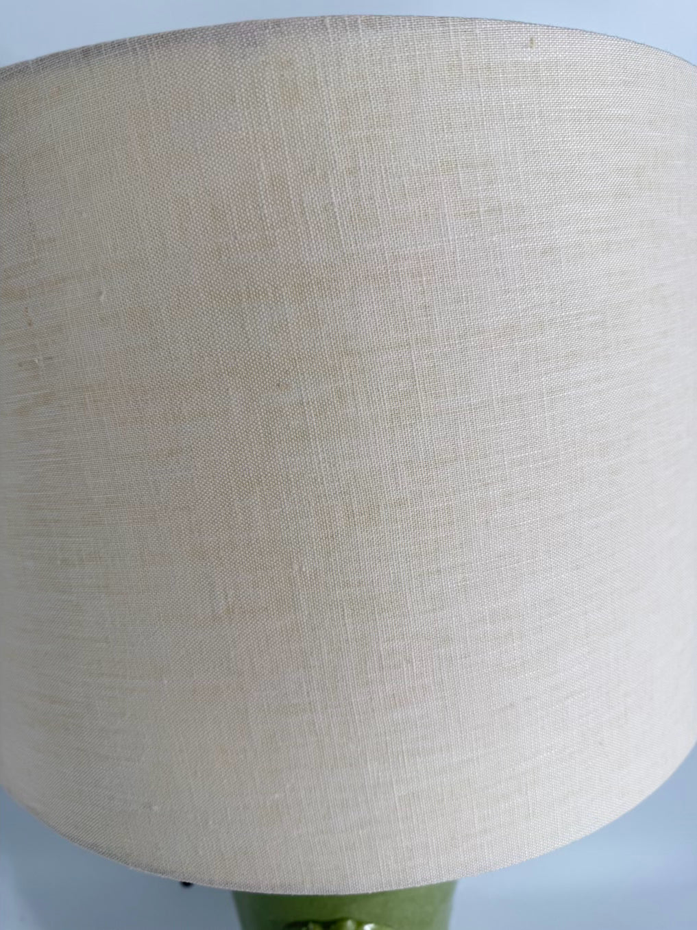 Green Ceramic Lamp w/ Handles