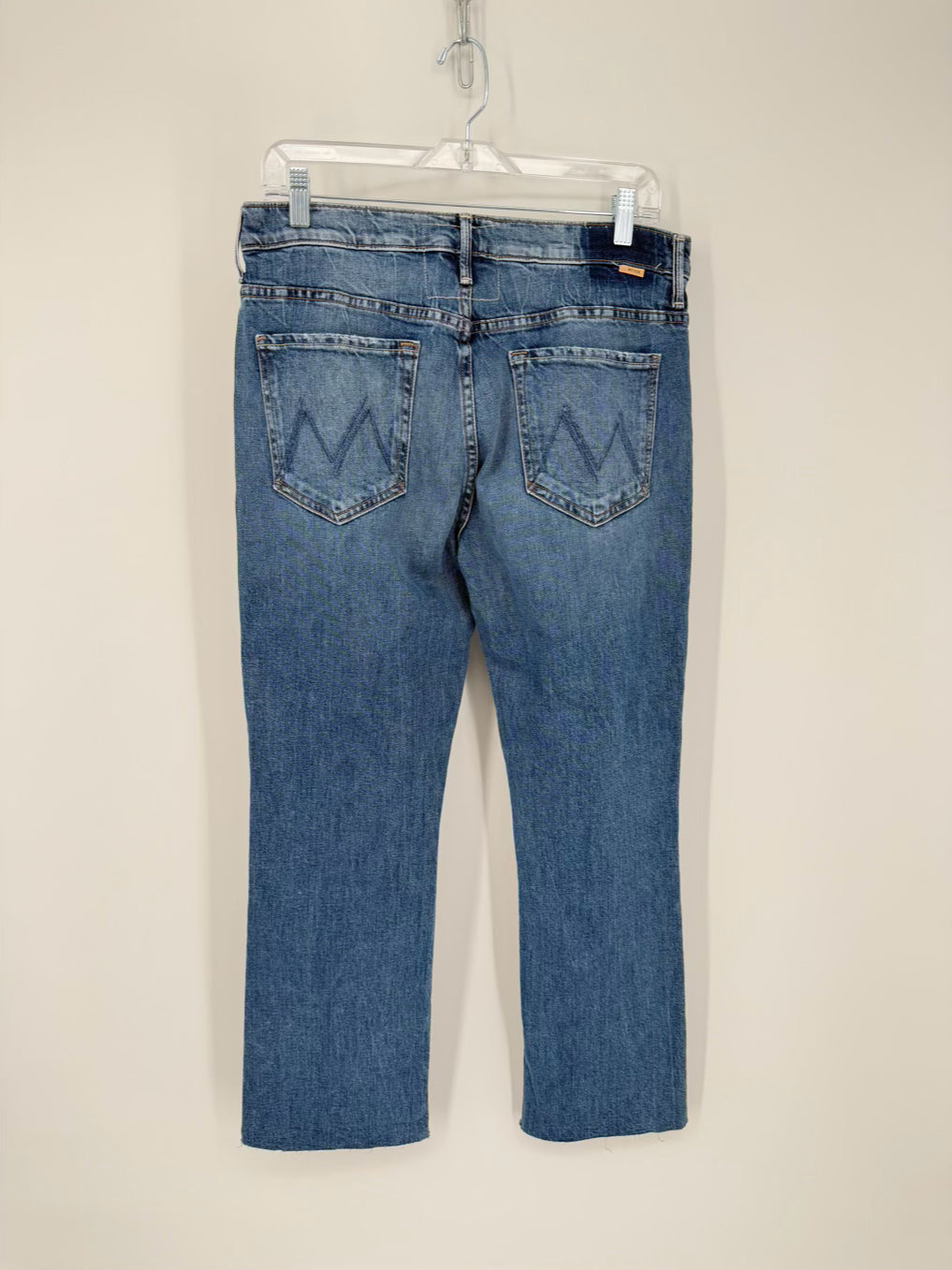 MOTHER Size 31 Blue Denim Studded Jeans