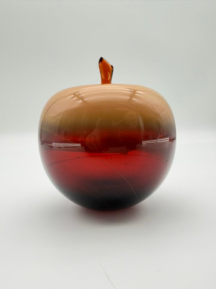 UKRAINE ART GLASS Tan & Cream Glass Fruit