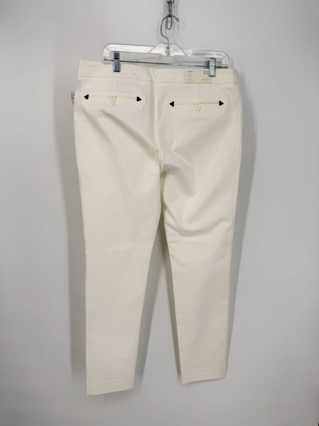 CLUB MONACO Size 12 Cream Pants NWT