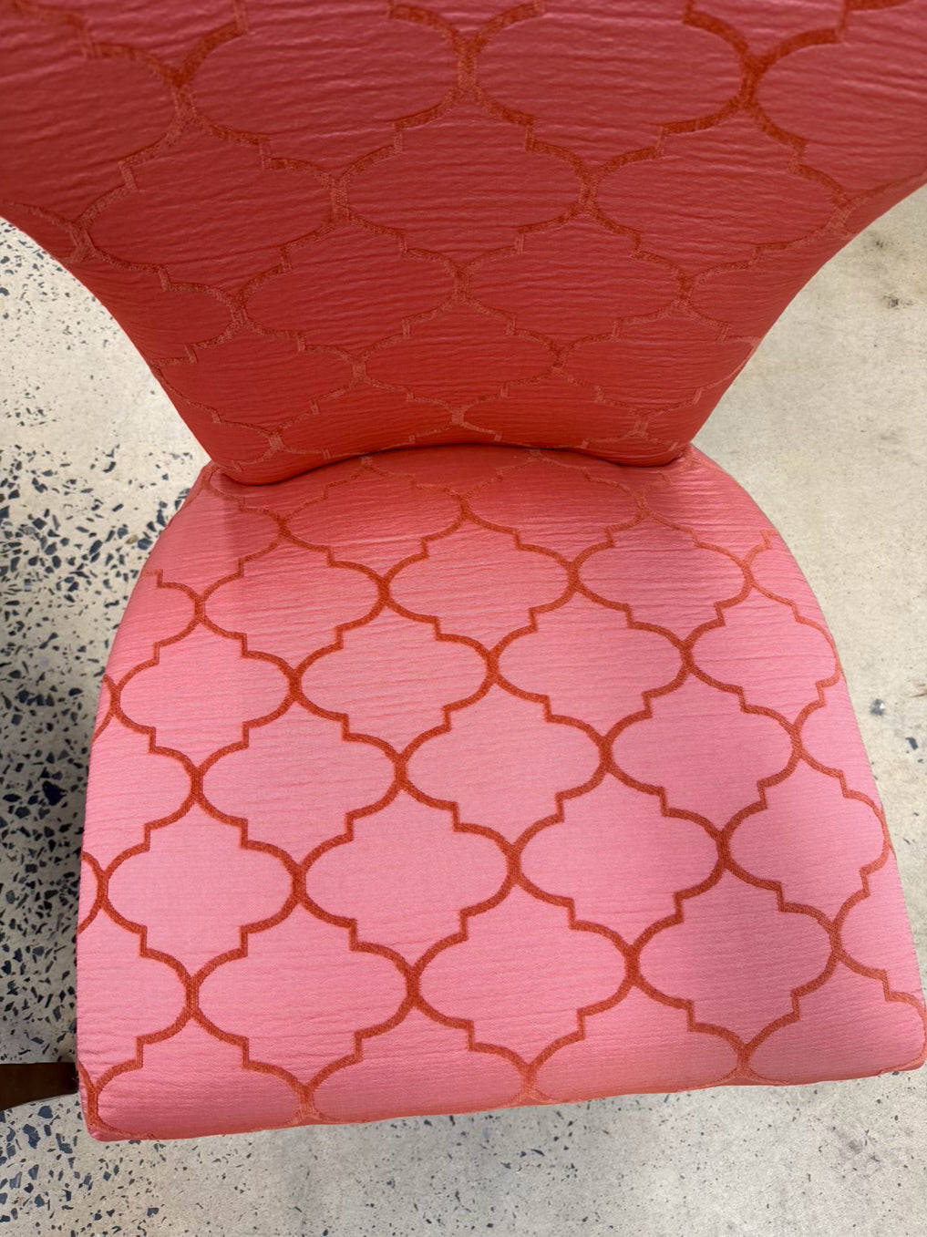 Rust Parsons Geometric Pair Of Chairs