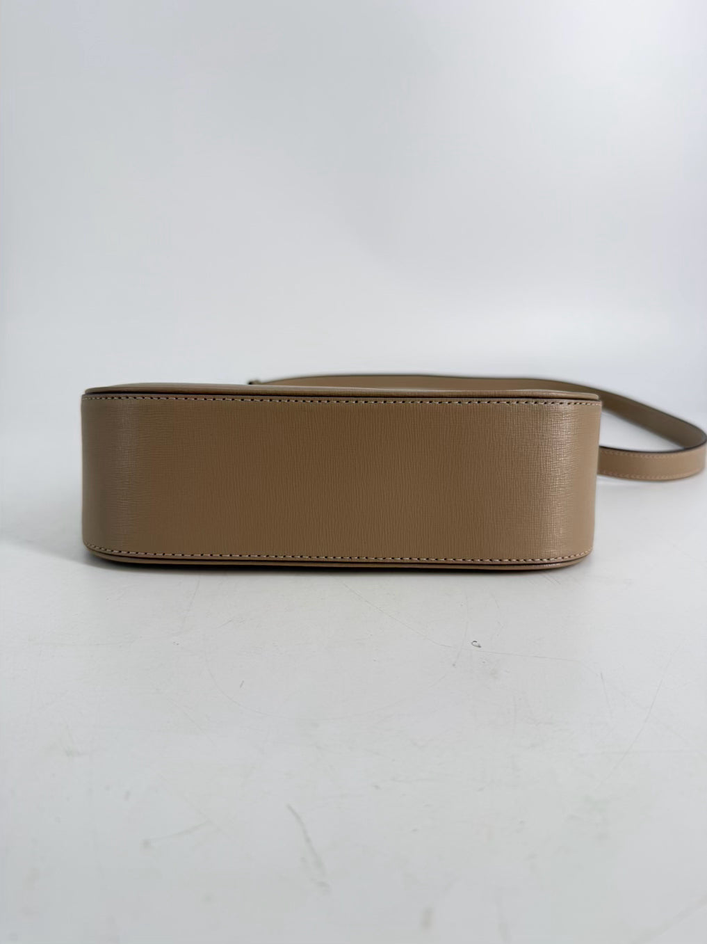 KATE SPADE Oatmeal Leather Crossbody Bag w/ Gold Tone Hardware