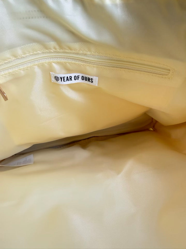 YEAR OF OURS Yellow Backpack NWT