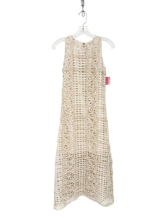 ENDLESS ROSE Size S Ivory Woven Sleeveless Maxi-Dress NWT