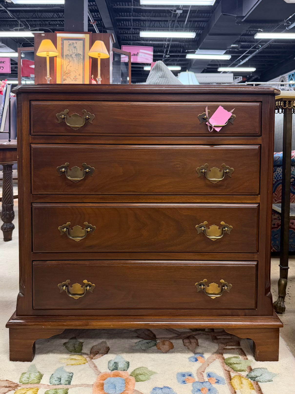 BENBOW Wood 4 Drawers Chest