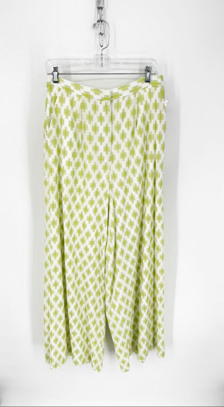 AMUR Size 10 Lime Print Pants NWT