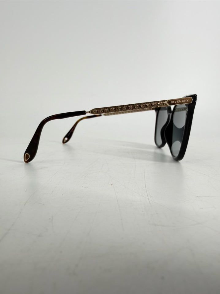 GIVENCHY Black & Gold Sunglasses w/ Case