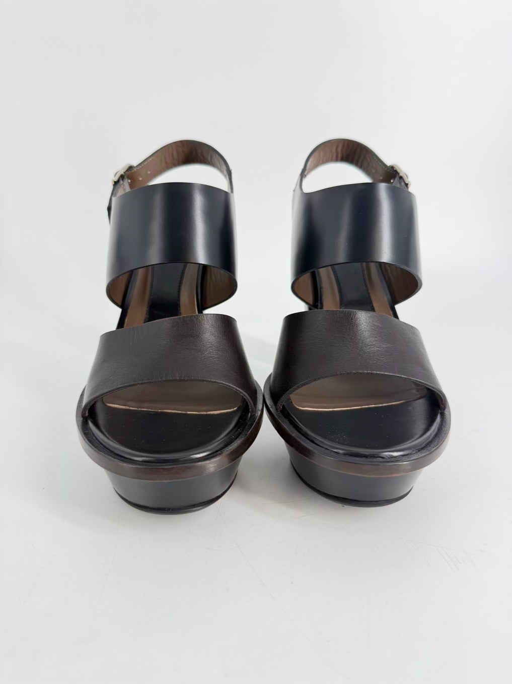 MARNI Size 39.5 Black Heels