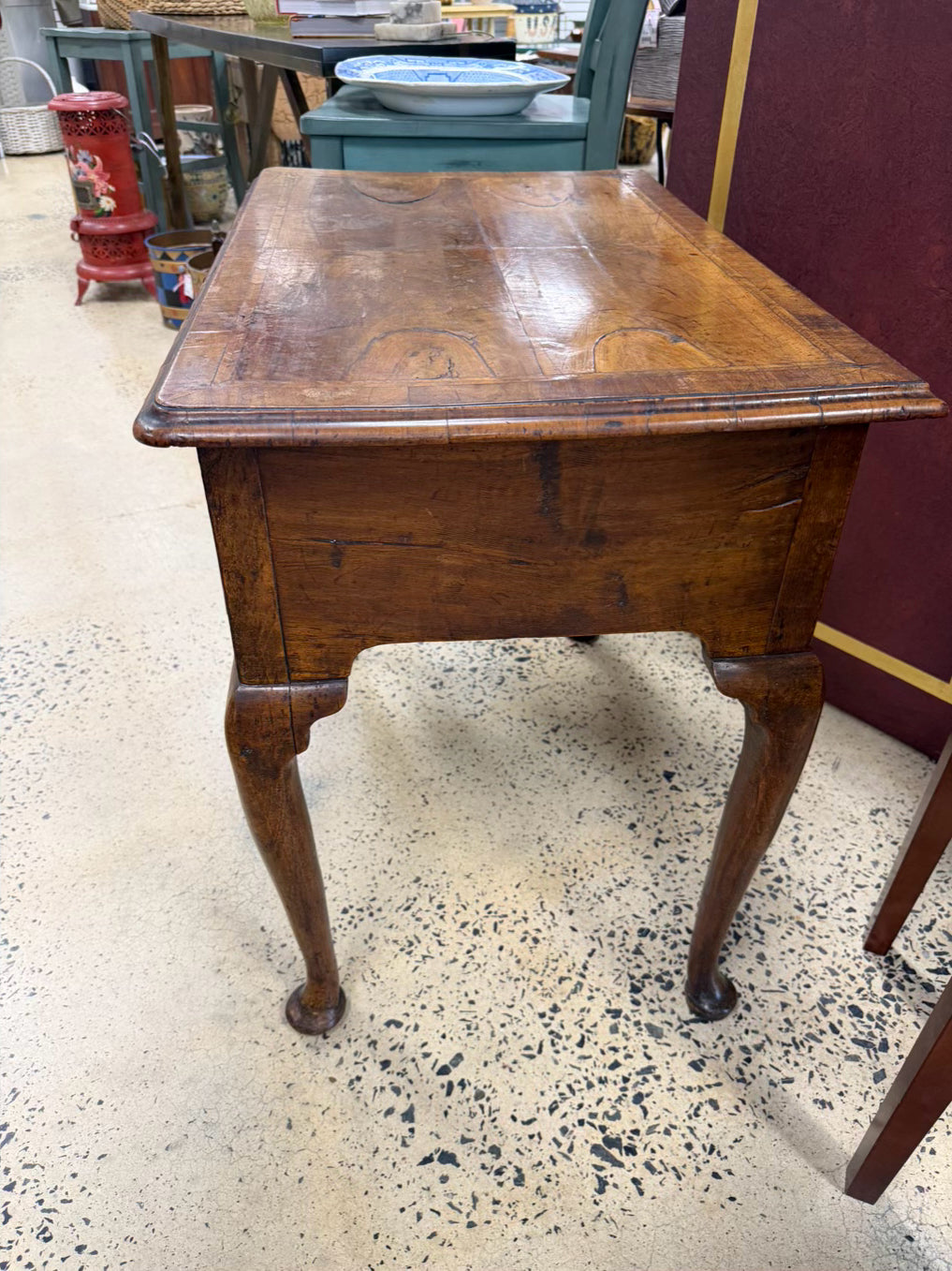 ANTIQUE Wood Occasional Table