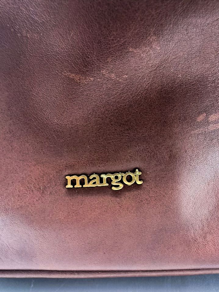 MARGOT Cognac Leather Purse