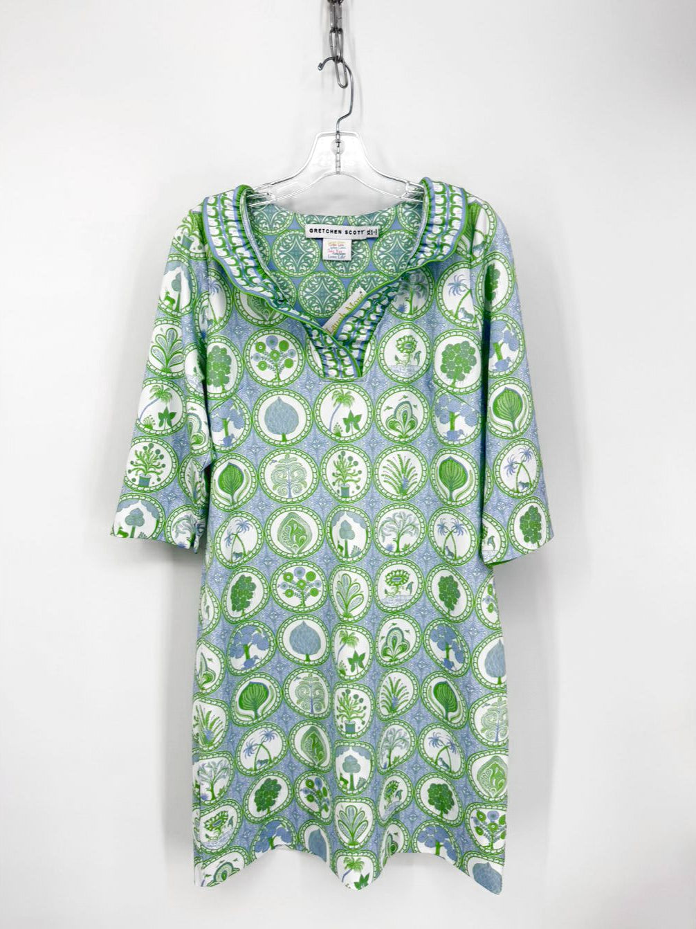 GRETCHEN SCOTT Size XL Periwinkle Print Dress NWT