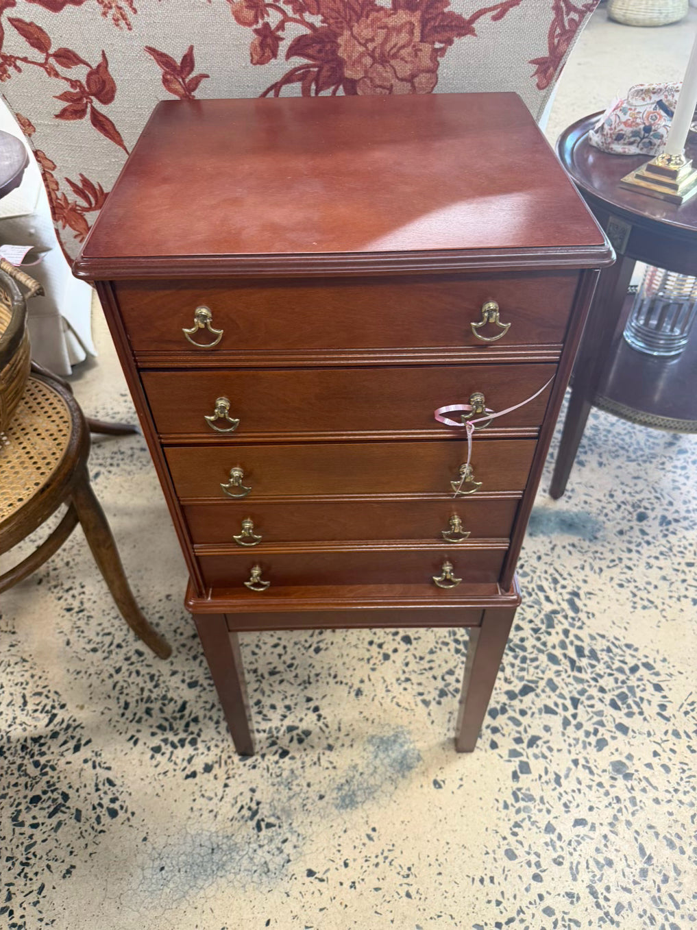 Dark Wood Chest for Silverware