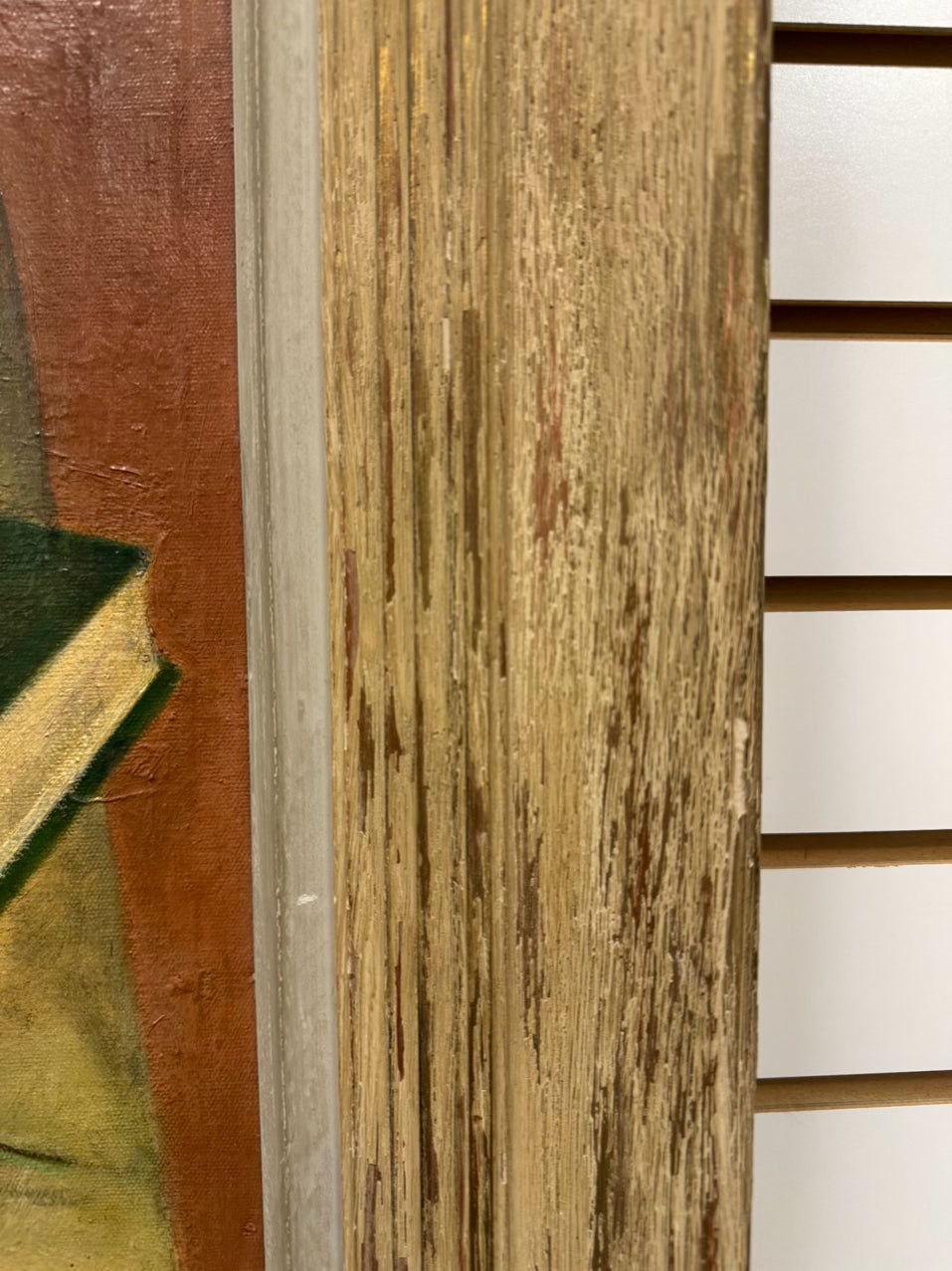 ALPERT Still Life Painting in Wood Frame