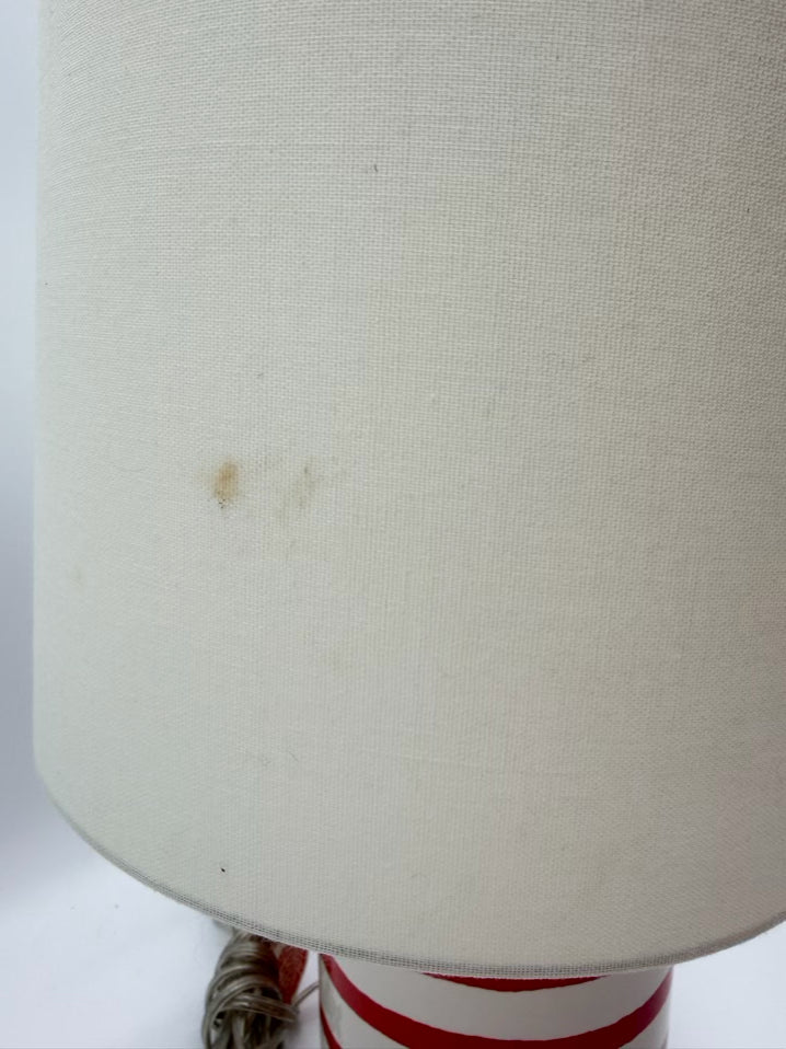 KATE SPADE Pink & White Lamp w/ White Shade