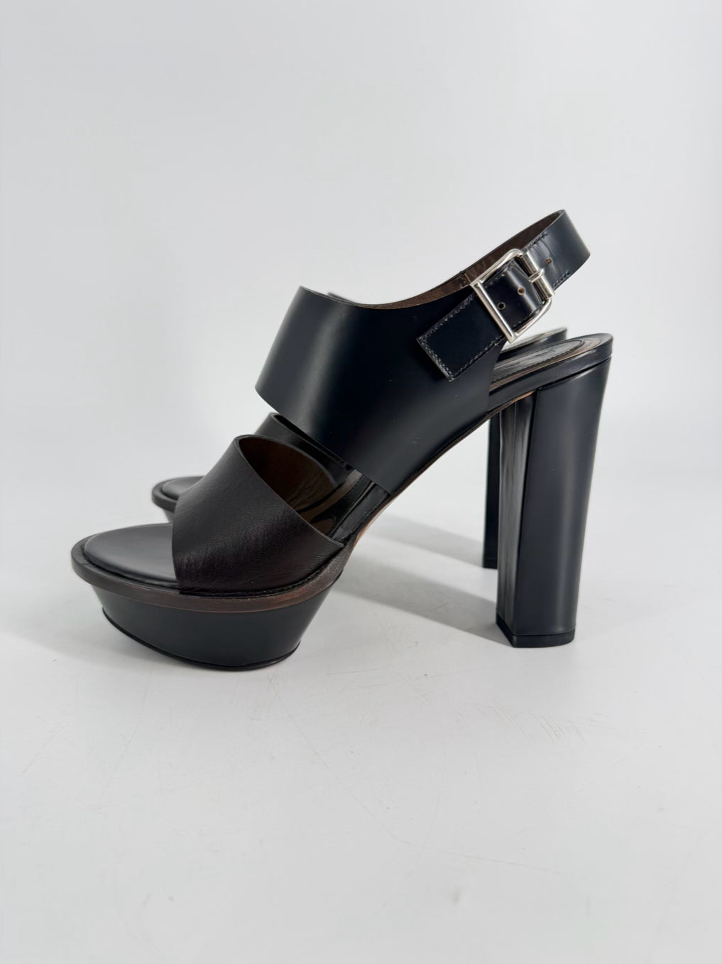 MARNI Size 39.5 Black Heels