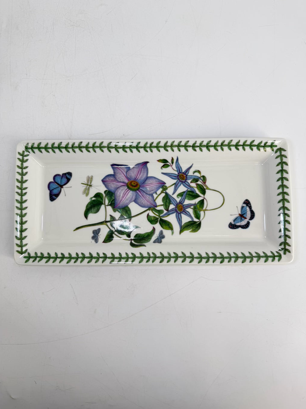 PORT MEIRION The Botanic Garden Tea Set w/ 4 Cups, Saucers, Cream & Sugar
