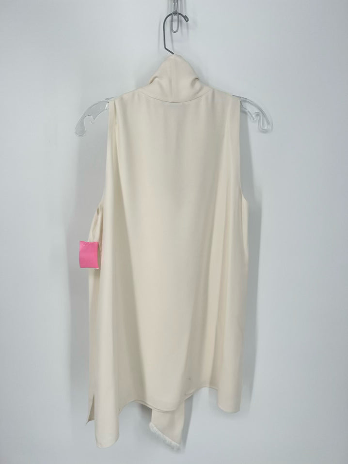 LAFAYETTE 148 Size 8 Cream Silk Sleeveless top