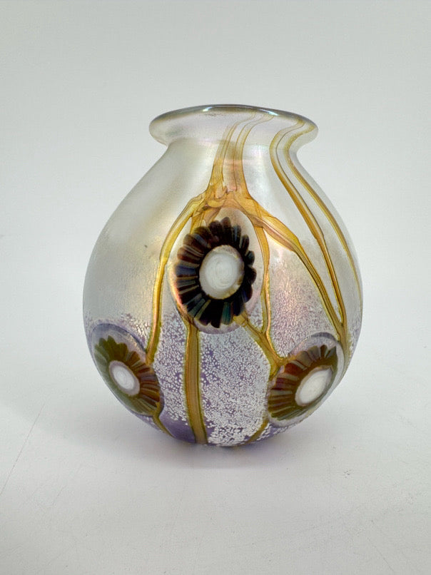 EICKHOLT 2004 Iridescent Glass Vase