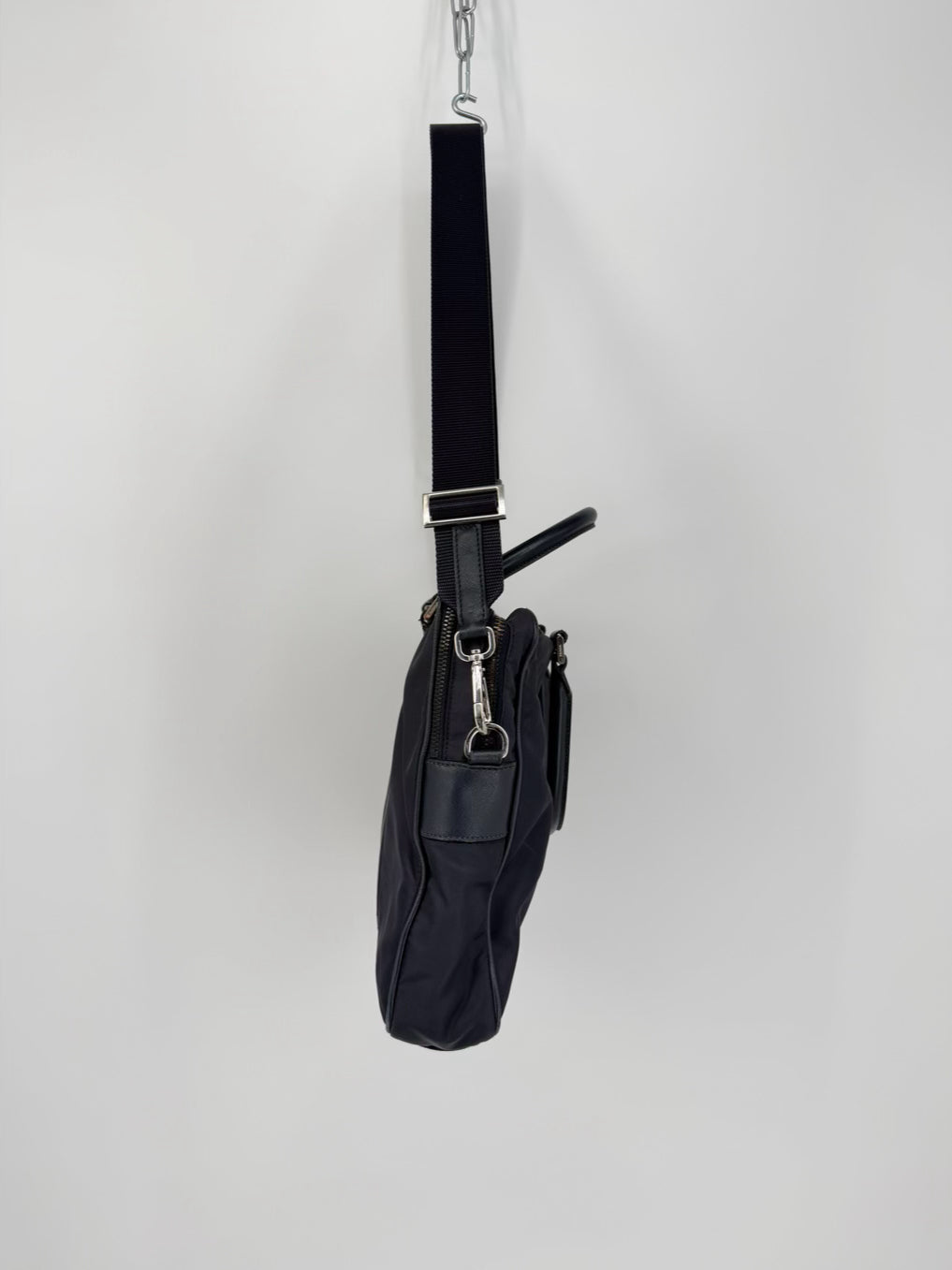 PRADA Navy Nylon Briefcase