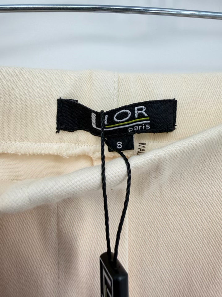 LIOR Size 8 Ivory Pants NWT