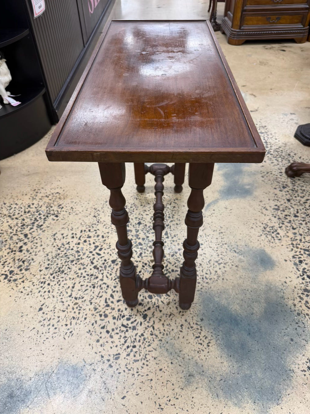 Dark Wood Tavern Occasional Table