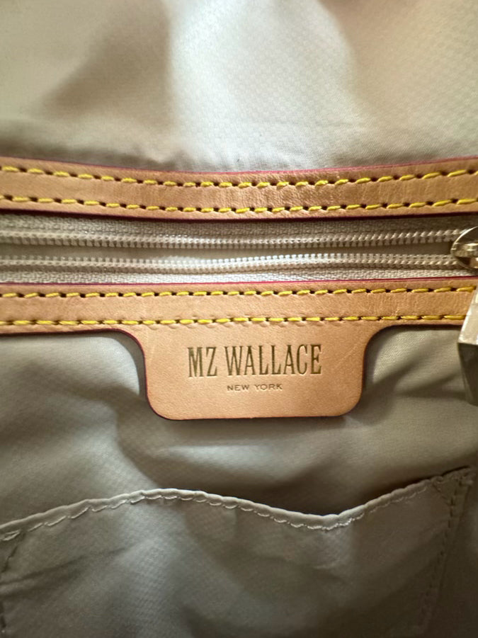MZ WALLACE Metallic Nylon Quilted Crossbody Bag