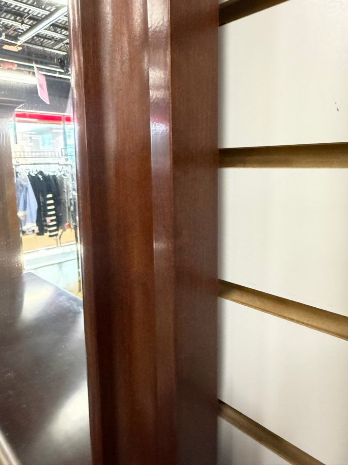 STATTON Wood Brown Dresser w/ Mirror