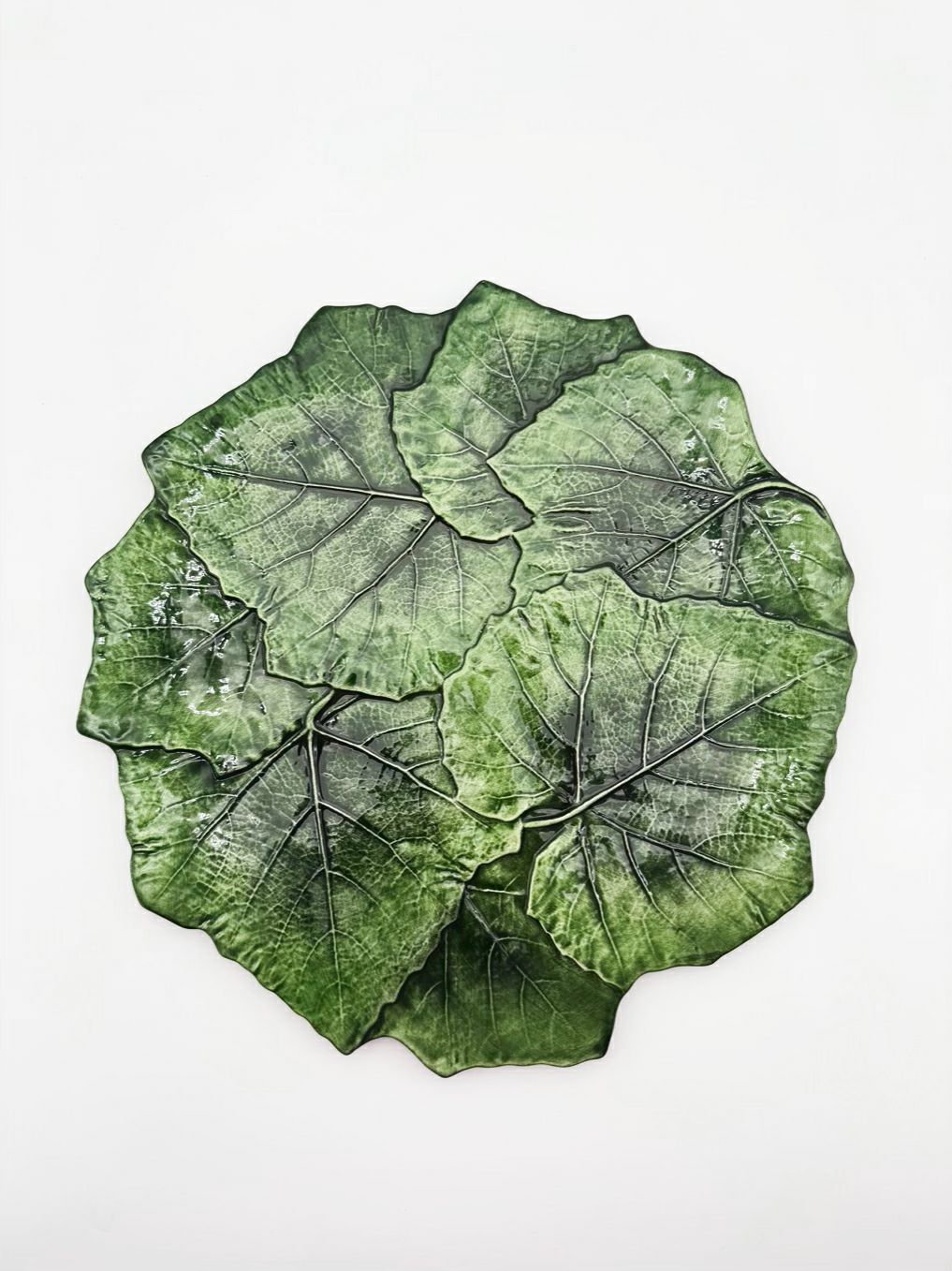 VIETRI Green Leaves Platter