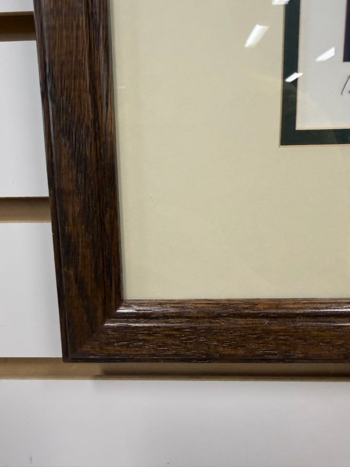 MAUD GATEWOOD SIGNED 128/400 Absolut North Carolina Lithograph In Wood Frame