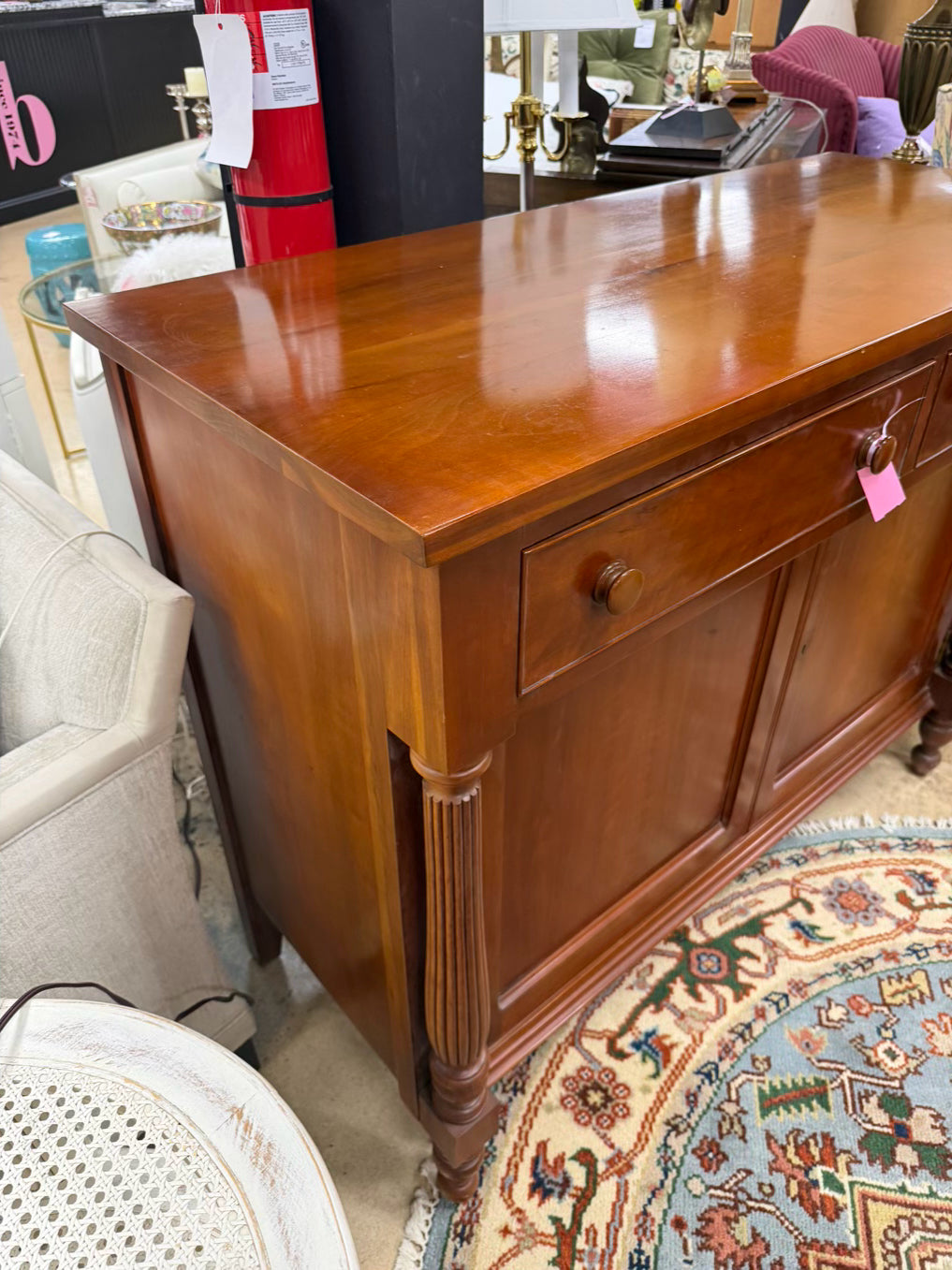 VINTAGE Buffet w/ 2 Drawers & Cabinet