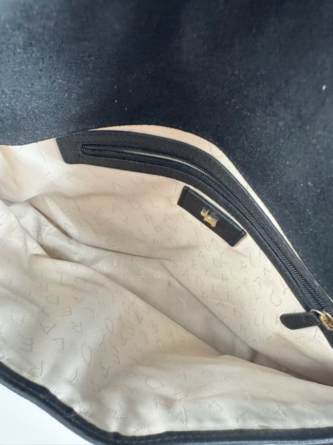 RADLEY LONDON Black Pebbled Leather Purse