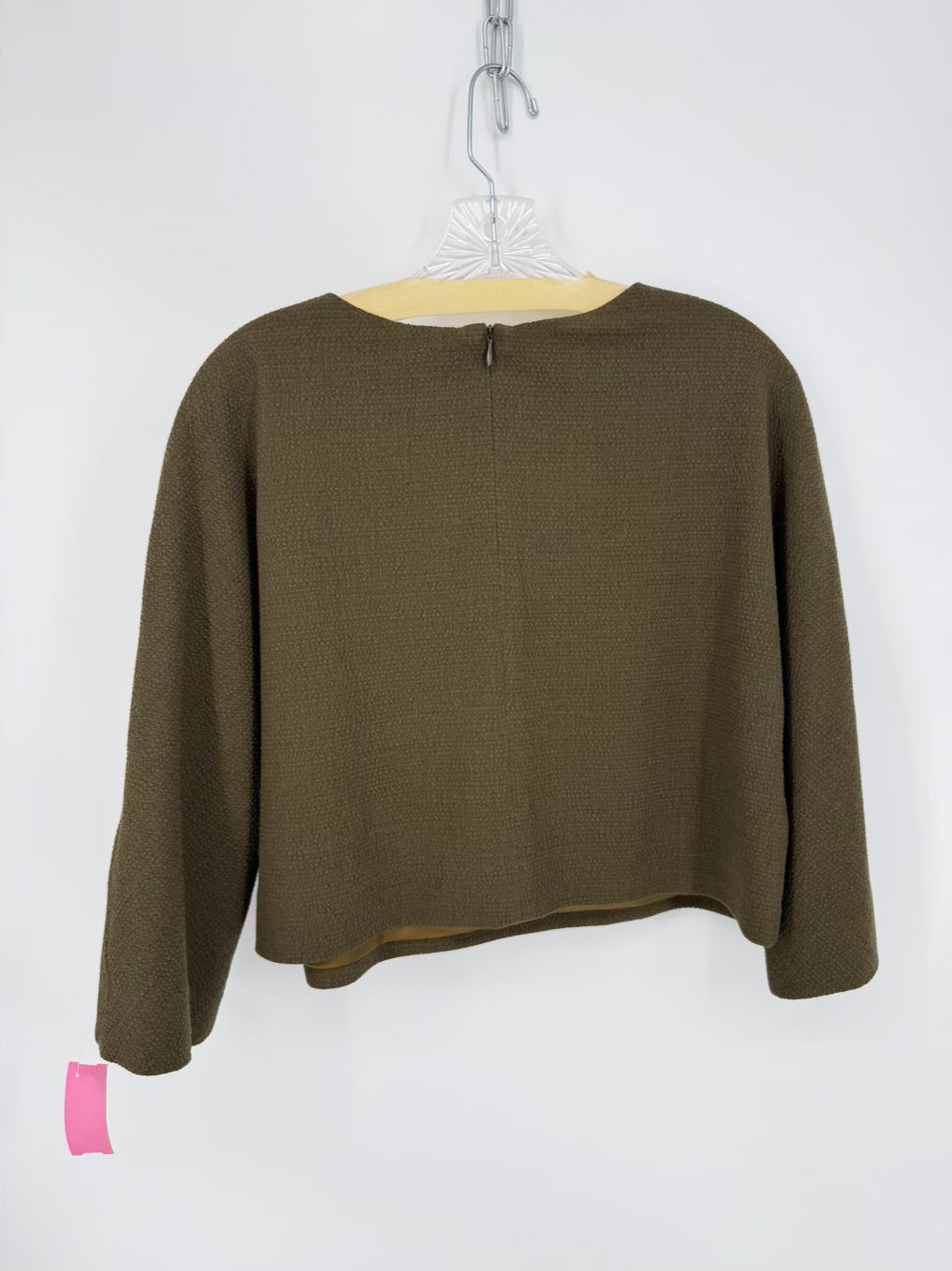 DANIELLE ROLLINS Wmn's Size M Forest Green Wool Blouse