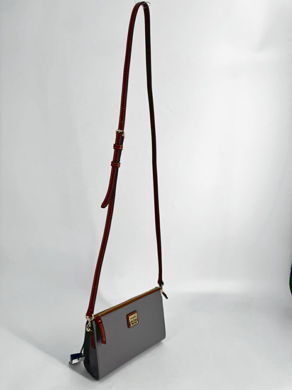 DOONEY & BOURKE Putty Leather Crossbody Bag NWT