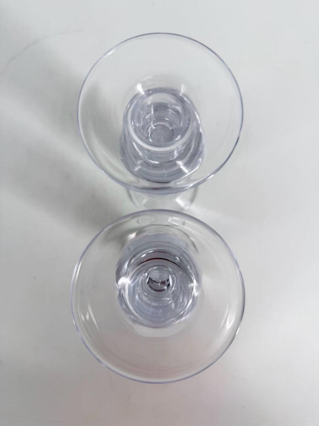 SIMON PEARCE Clear Glass Pair Of Candleholders